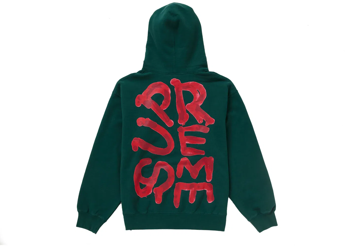 Мужская худи Supreme Paint, Dark Green