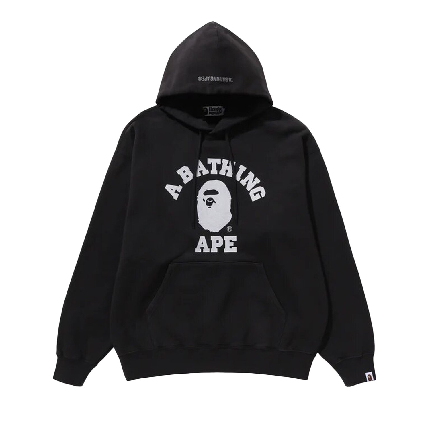 

Толстовка с капюшоном BAPE College Overdye, цвет Черный