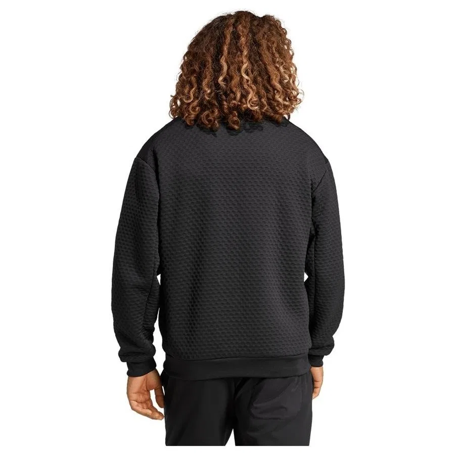 Мужской свитшот с молнией XPL Sweat Jkt adidas, Черный — фото 4