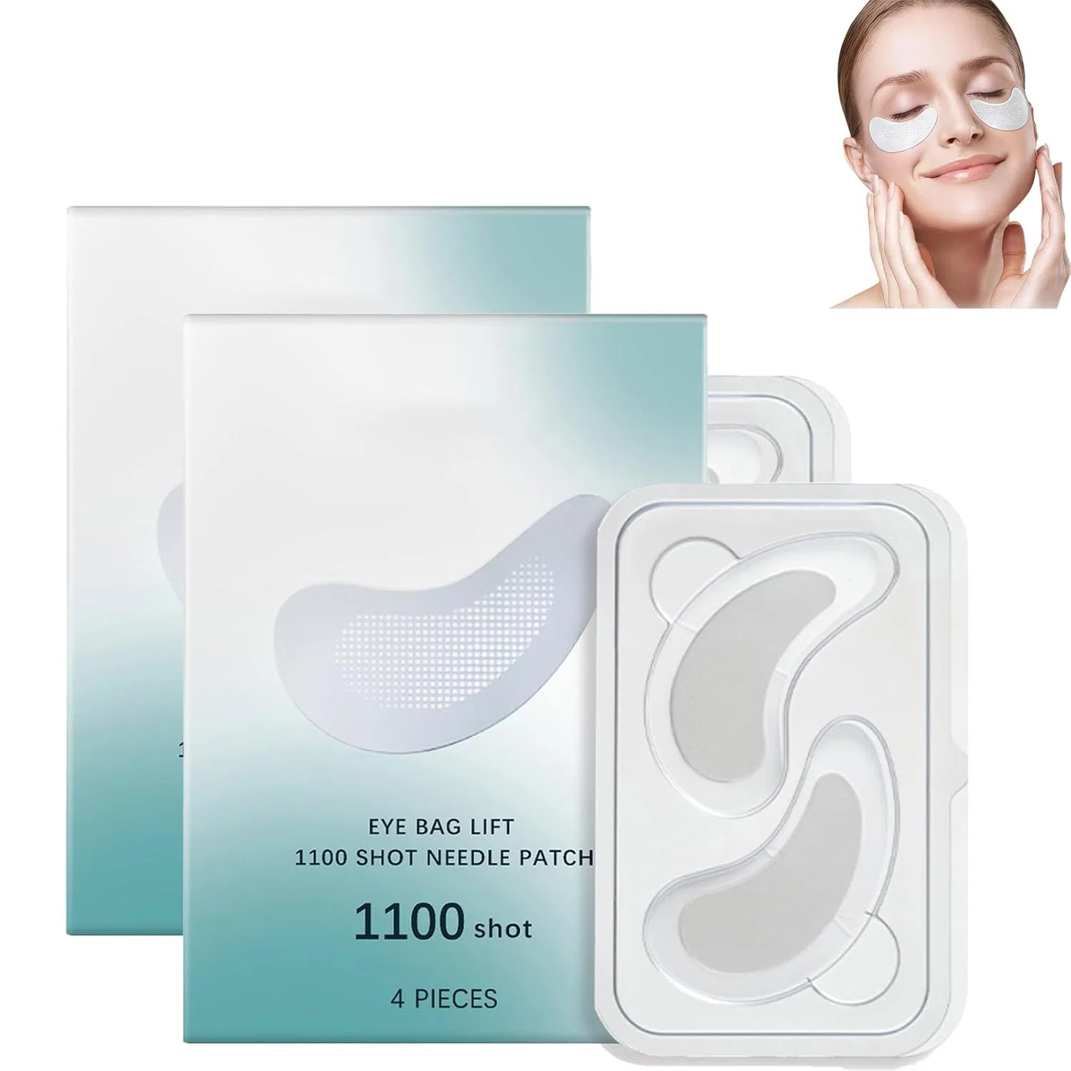 Патчи для глаз Microneedle, 20 шт, Generisch, A-8Patches