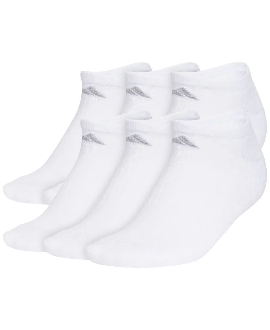 Носки женские спортивные с защитой стопы, 6 пар adidas, White Clear Onix Grey