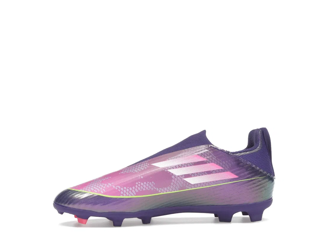 Детские бутсы Lamine Yamal Future Icons Pack Adidas, Unity Purple/Footwear White/Lucid Lemon — фото 3