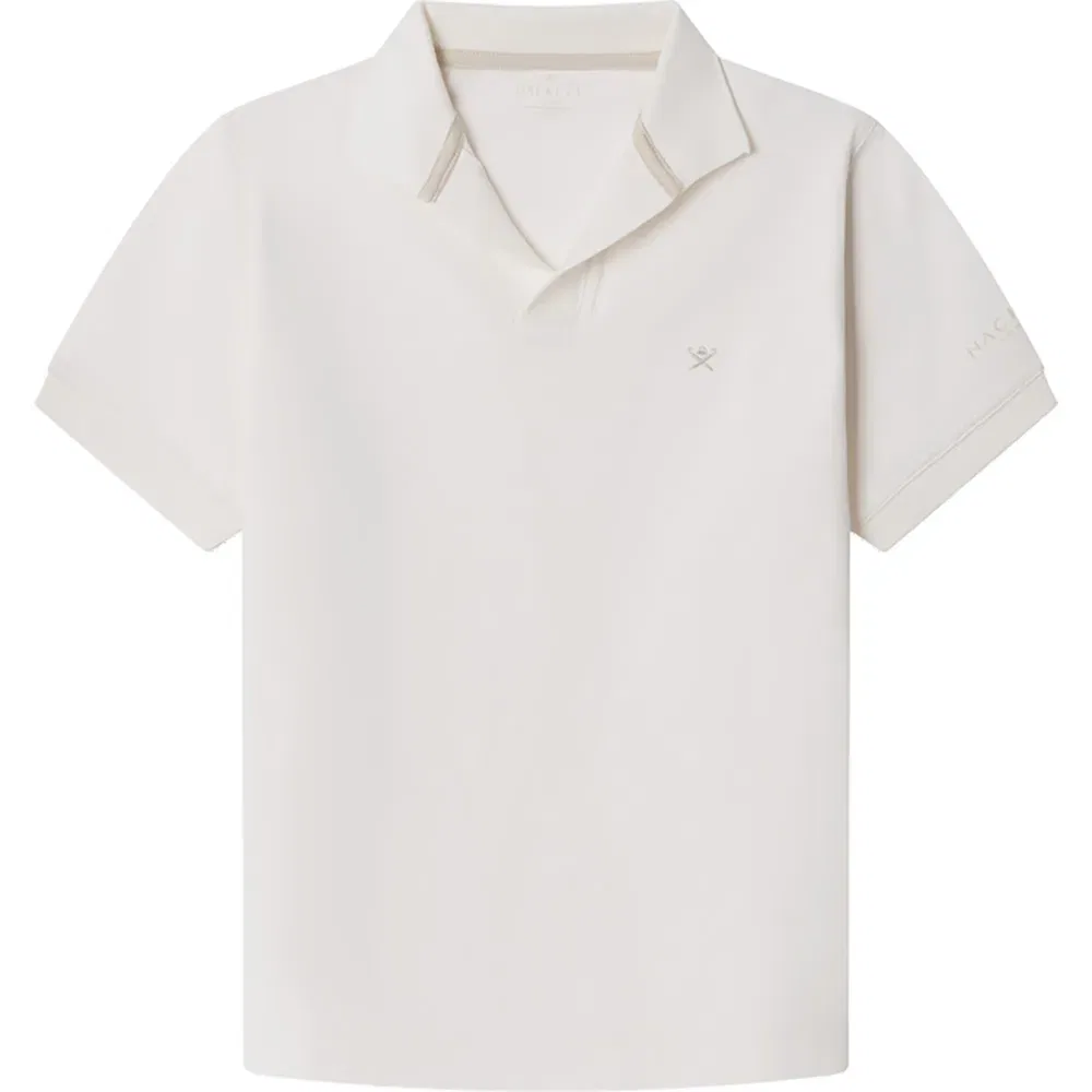 Поло с коротким рукавом Johnny Collar Hackett, белый