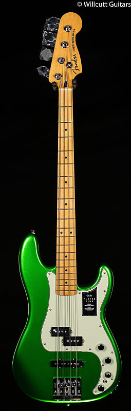 

Бас-гитара Fender Player Plus Active Precision Bass с кленовым грифом Cosmic Jade Bass Guitar - MX21170573-9.17 lbs