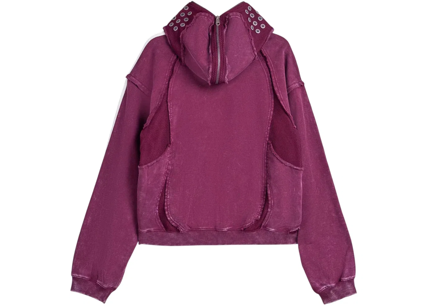 Мужская худи с капюшоном и молнией Teamgeist Thug Club Adidas, Maroon — фото 2