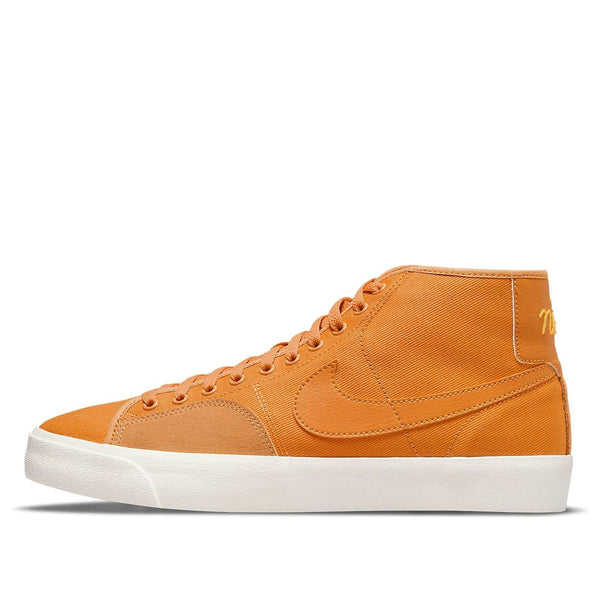 

Кроссовки blazer court mid premium sb 'light curry' Nike, желтый
