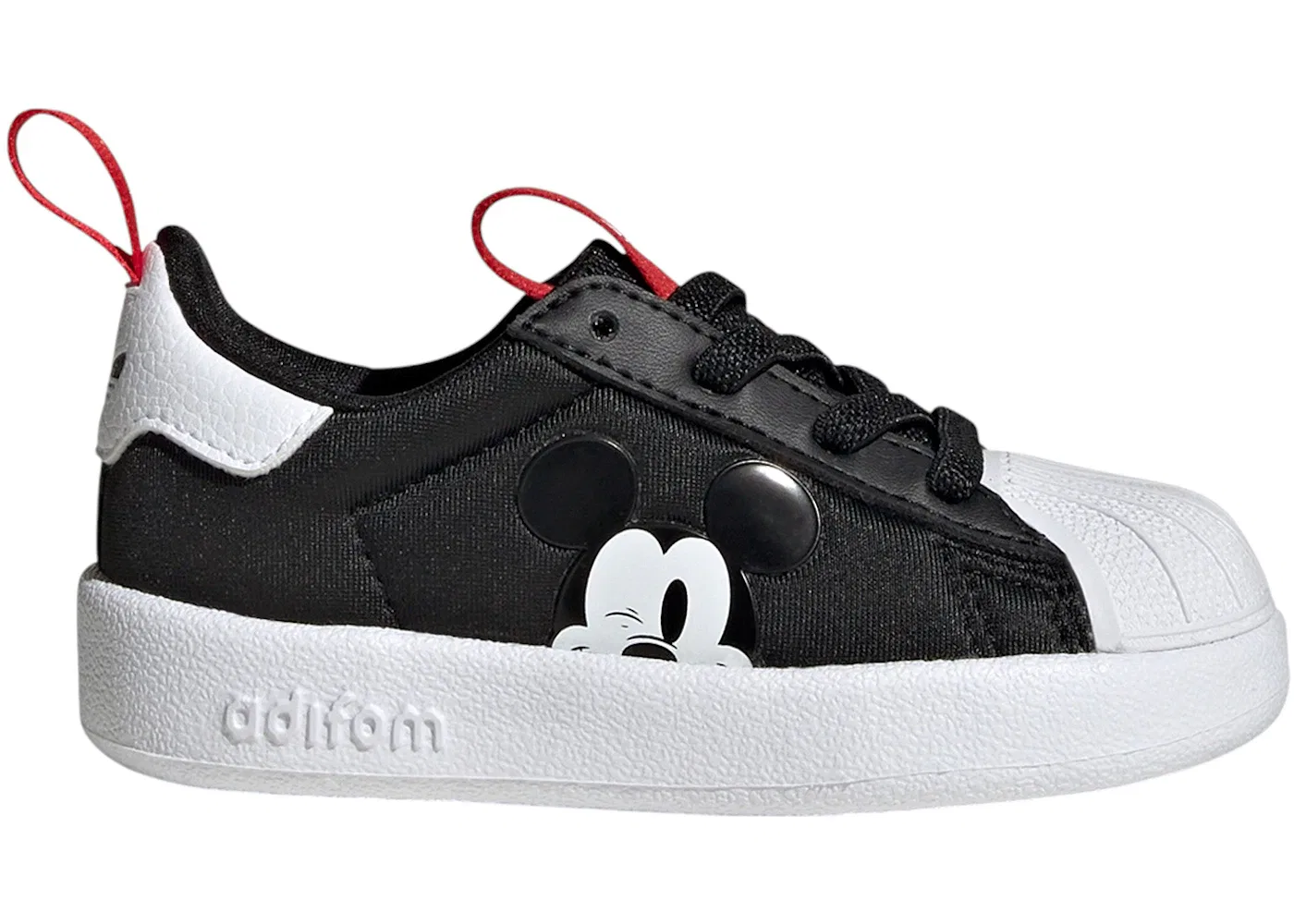 Детские кроссовки Lifestyle с принтом Adidas adiFOM Superstar 360, Core Black Cloud White Better Scarlet