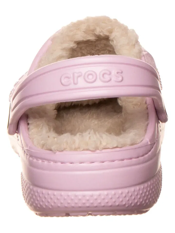 Сабо с подкладкой Baya Lined Crocs, розовый — фото 3