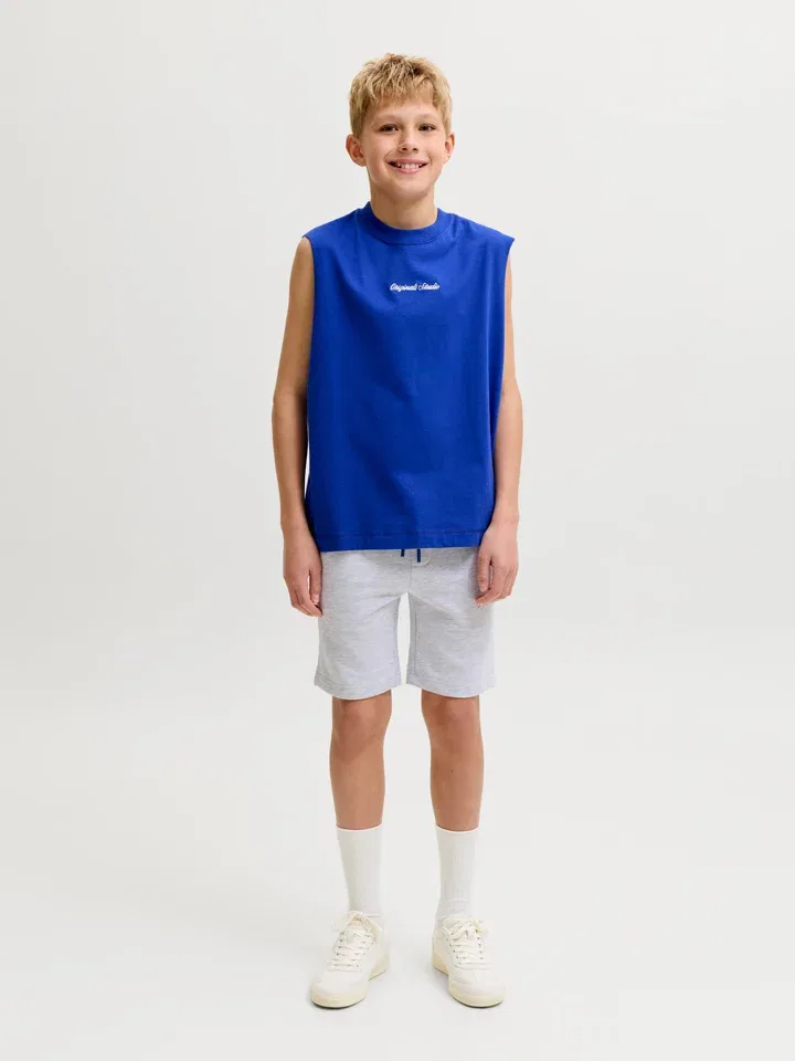 Шорты из футера Gordon Jack & Jones Junior, серый — фото 2