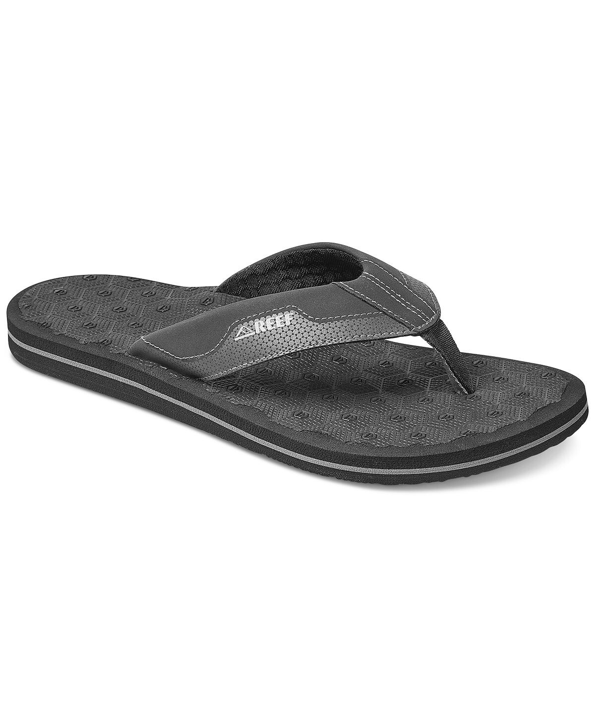 

Мужские сандалии the ripper flip-flop REEF, темно-серый