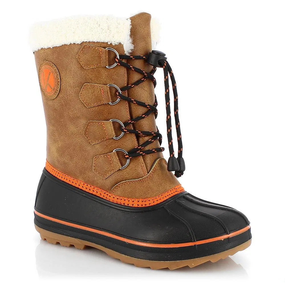 Детские снежные ботинки с искусственным мехом SONIK Kimberfeel, Beige