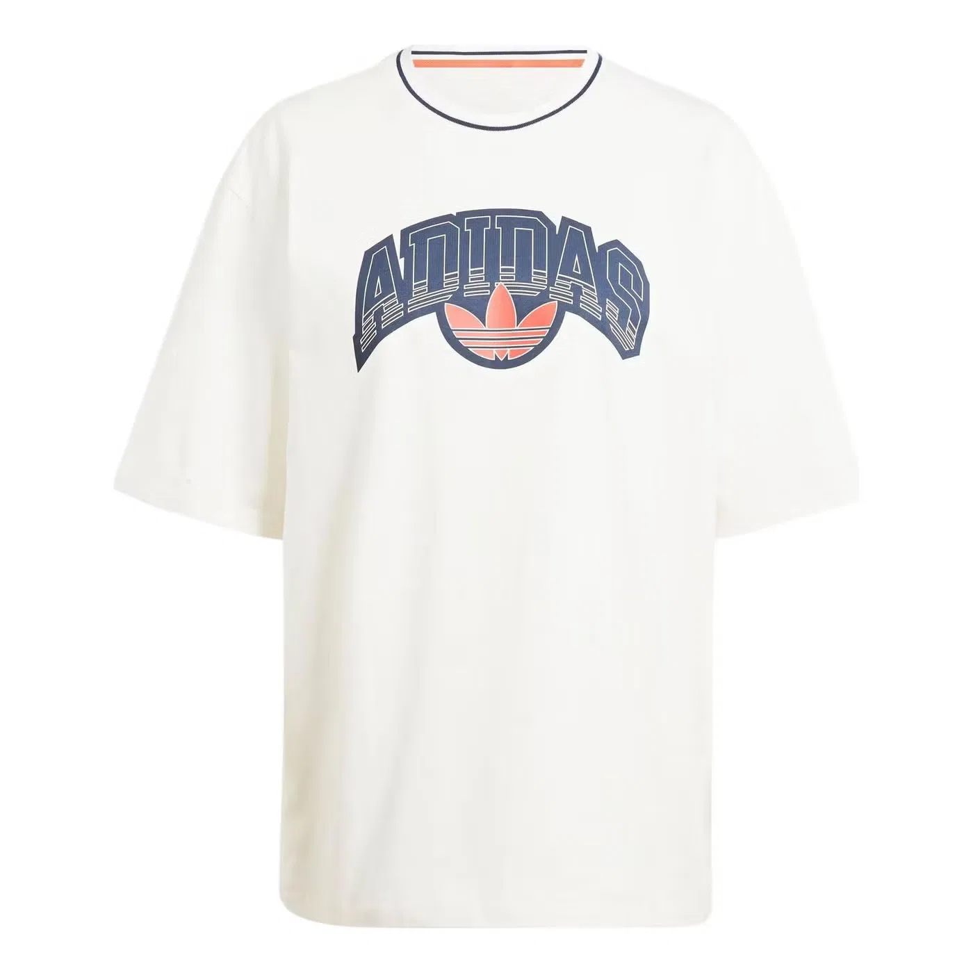 Футболка с принтом Big Logo Adidas, белый