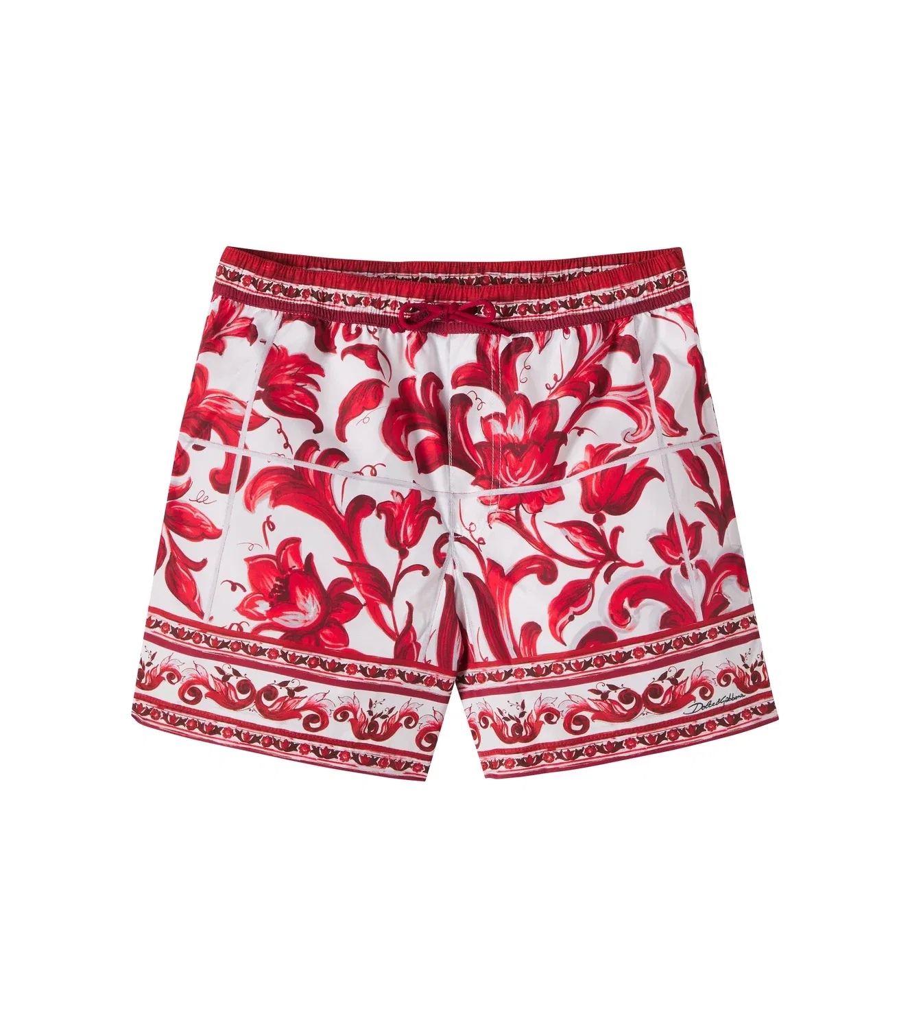 Плавки с эластичным поясом Dolce&Gabbana Kids, красный
