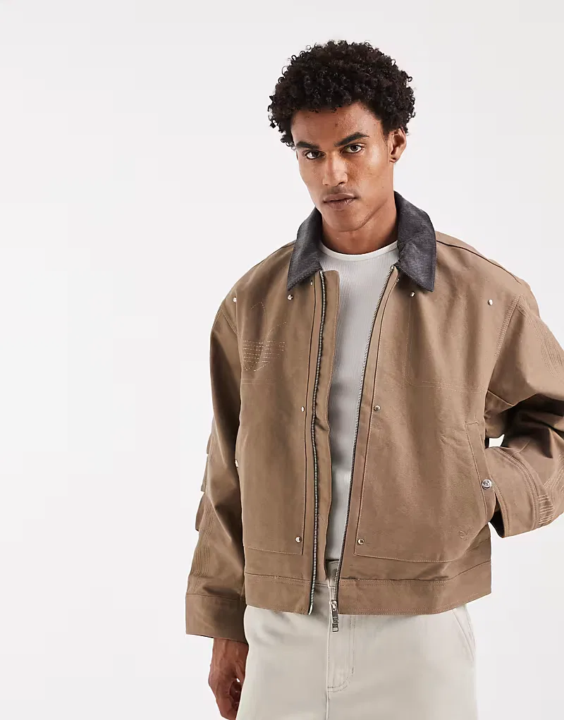 Бомбер Adidas Originals Premium Essentials хаки, шесть