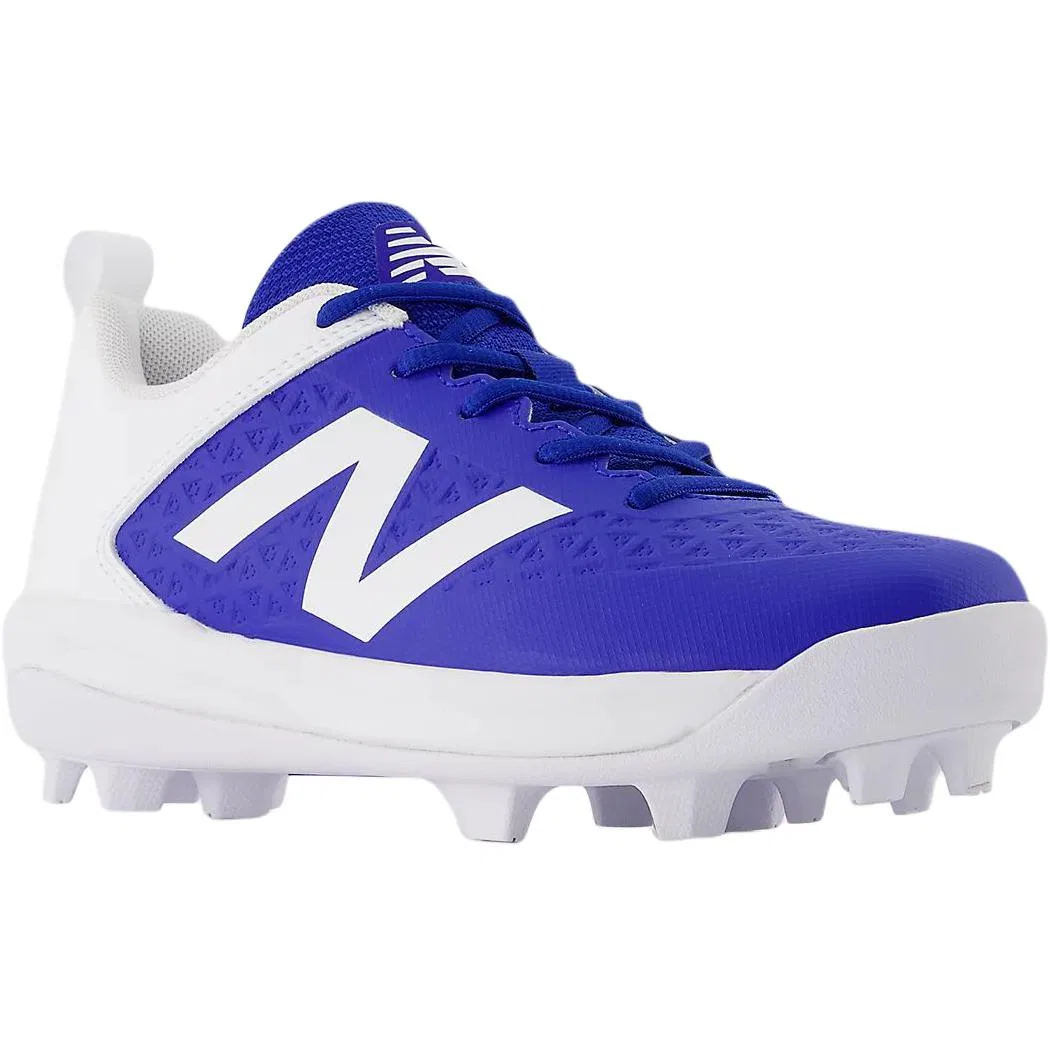 Детские тренировочные кроссовки с широкой колодкой V8 Low Top New Balance, Blue White — фото 4