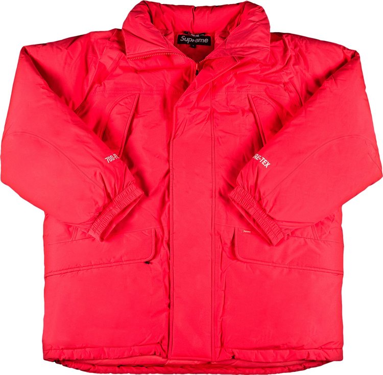 Парка Supreme GORE-TEX 700-Fill Down Parka 'Bright Red', красный - фото