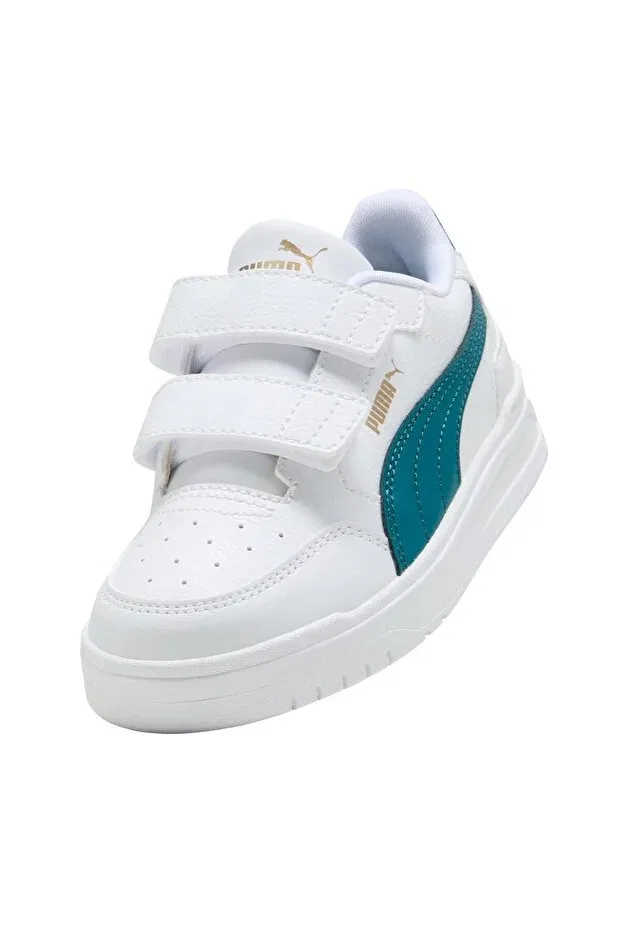 Детские спортивные кроссовки для девочек на шнуровке Puma, White — фото 3