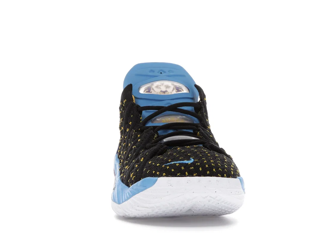 Детские кроссовки для баскетбола Nike LeBron 18, Black/University Gold-Coast-Concord — фото 2