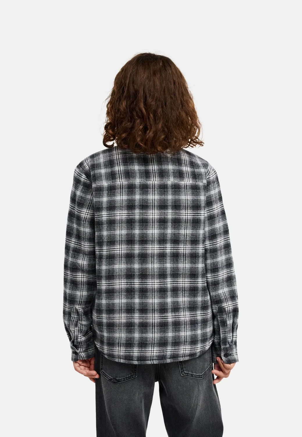 Юнген 8-16 одежда|топы - легкая куртка Quiksilver, Anthracite — фото 3