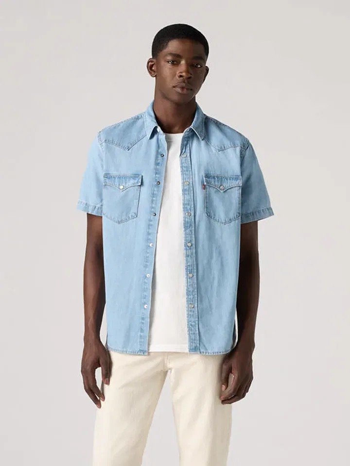 Мужская джинсовая рубашка Regular fit Levi's, Light Blue