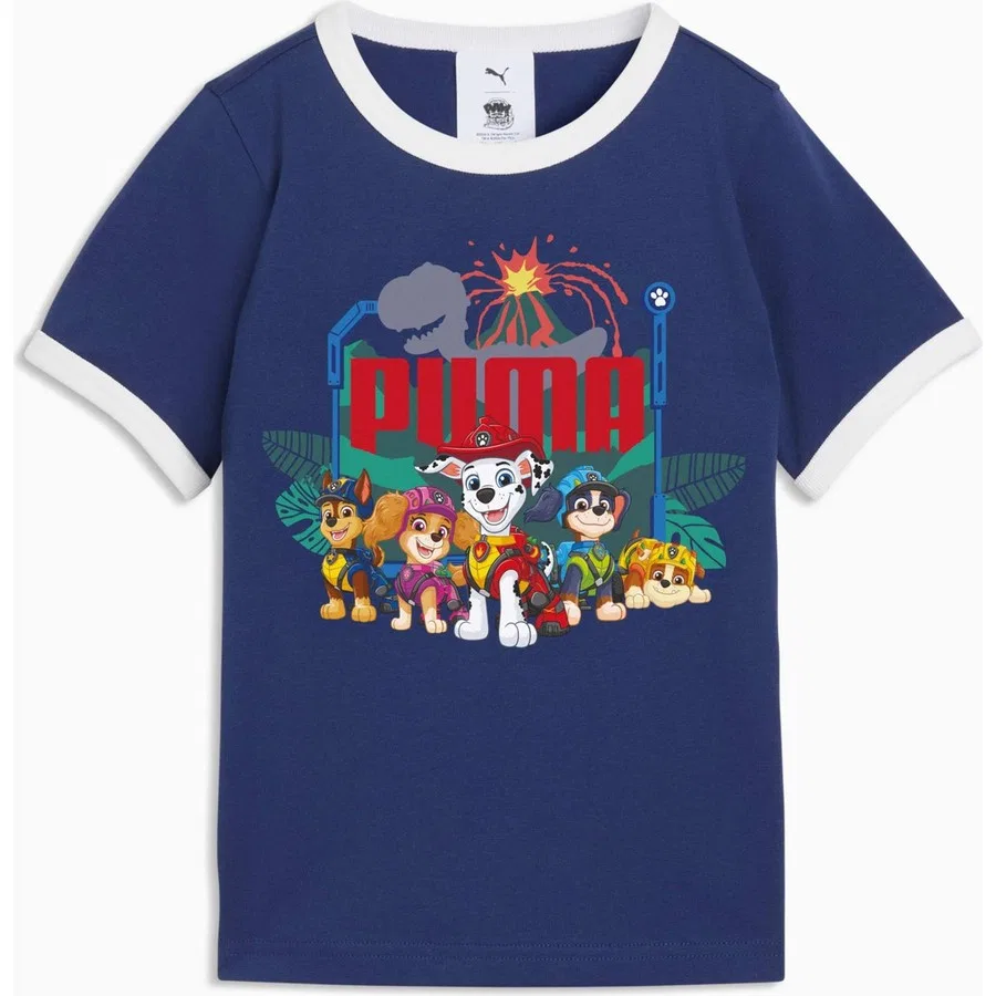 Детская футболка с длинным рукавом Puma x Paw Patrol, Синий — фото 4