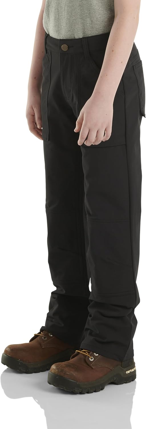 Легкие прочные рабочие брюки Carhartt Boys Flex свободного кроя, Caviar Black — фото 2