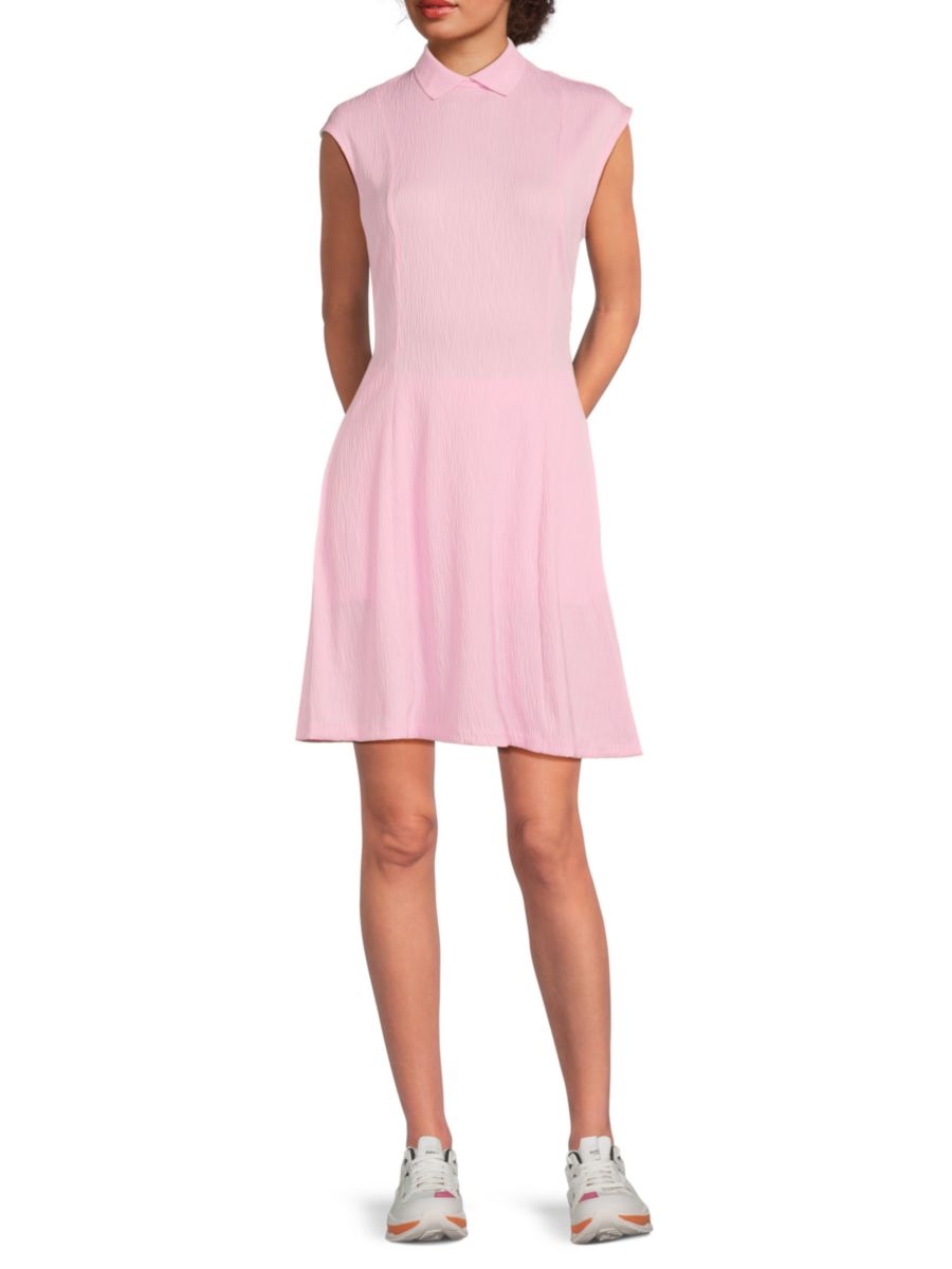 

Мини-платье Jill Textured J.Lindeberg, розовый