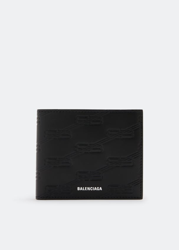 

Кошелек BALENCIAGA Cash square folded wallet, черный