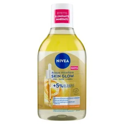 Мицеллярная вода для тусклой и чувствительной кожи Nivea Skin Glow, 400 мл