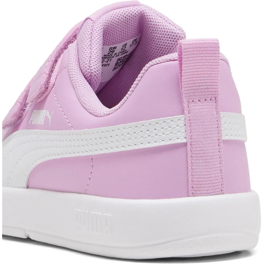 Детские кроссовки для девочек Courtflex V3 V PS Puma, Pink — фото 4