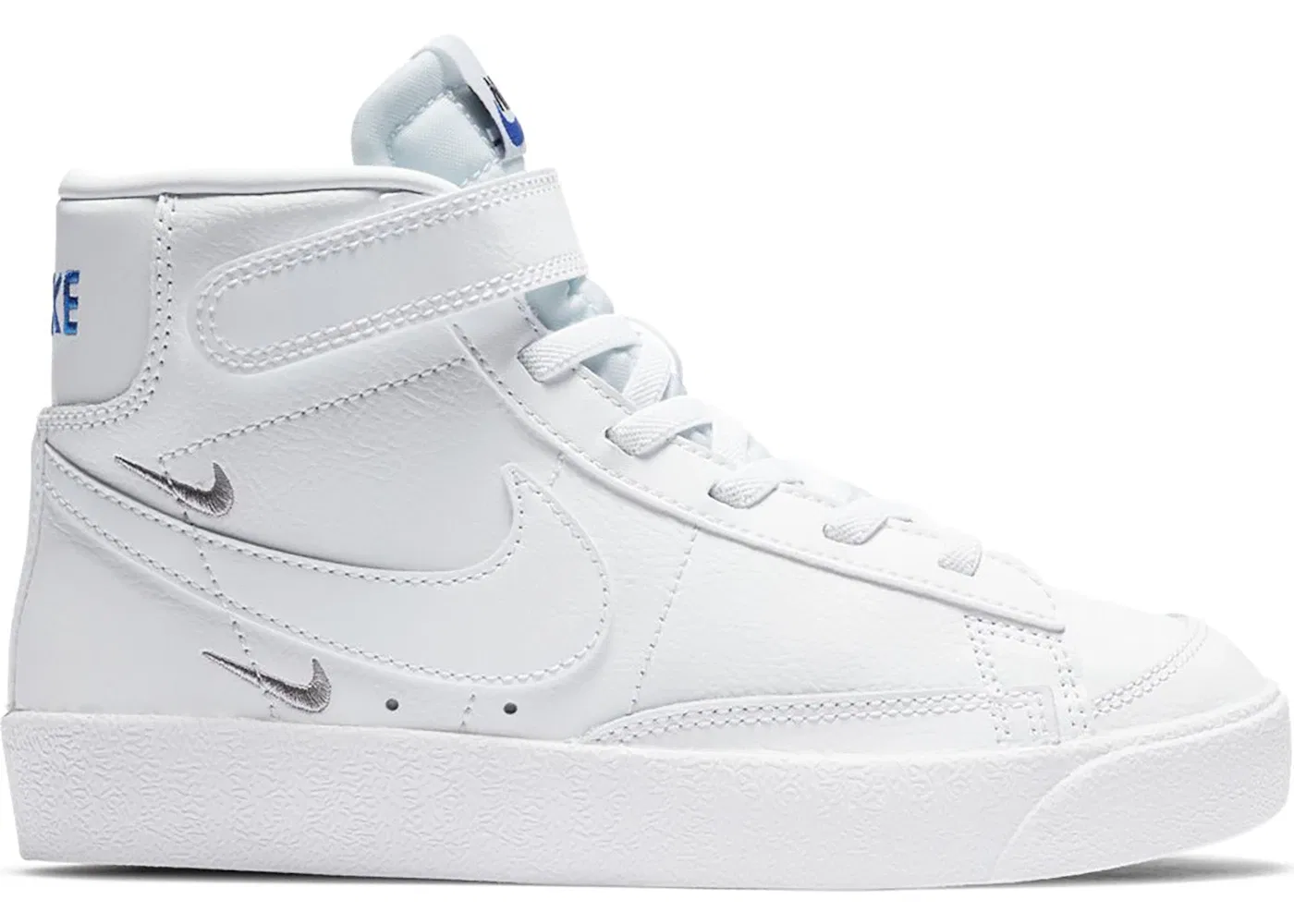 Детские кроссовки Lifestyle Nike Blazer Mid 77, White/Hyper Royal-Black-White