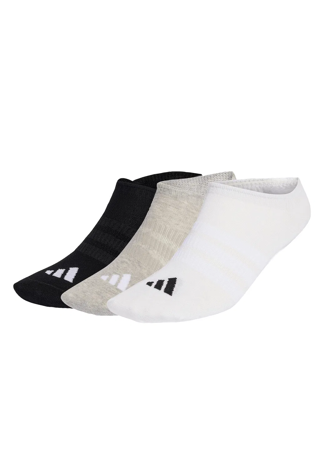 Детские носки без видимой части с поддержкой свода стопы Thin & Light Sportswear Adidas, Bunt / Kieselgrau
