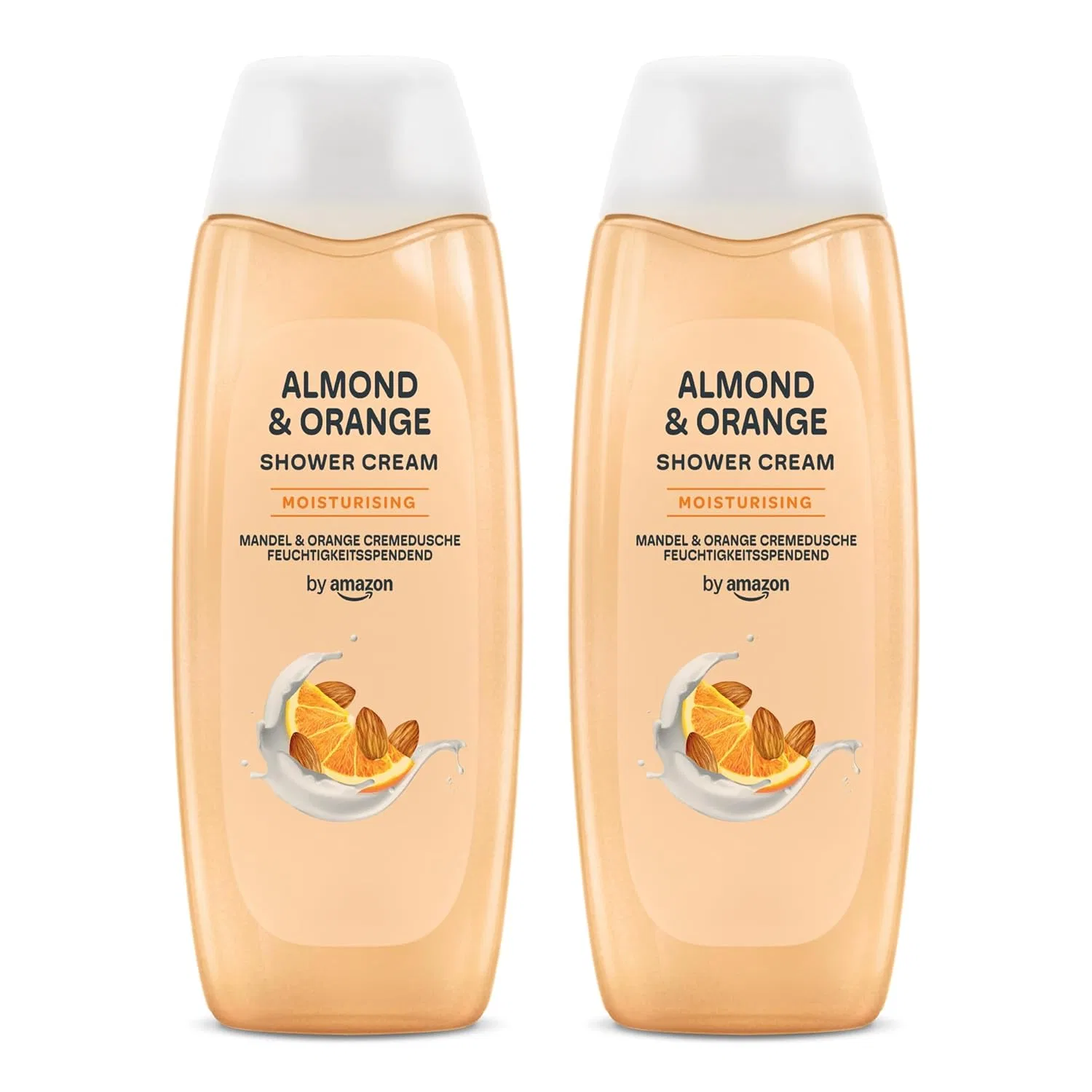 Гель для душа Almond and Orange, by Amazon, 2 x 500 мл