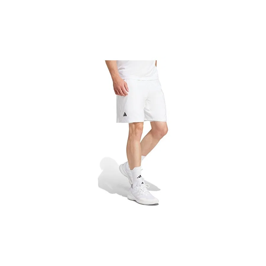 Шорты спортивные с втачным бельем Club 2in1 Short adidas, Белый — фото 3