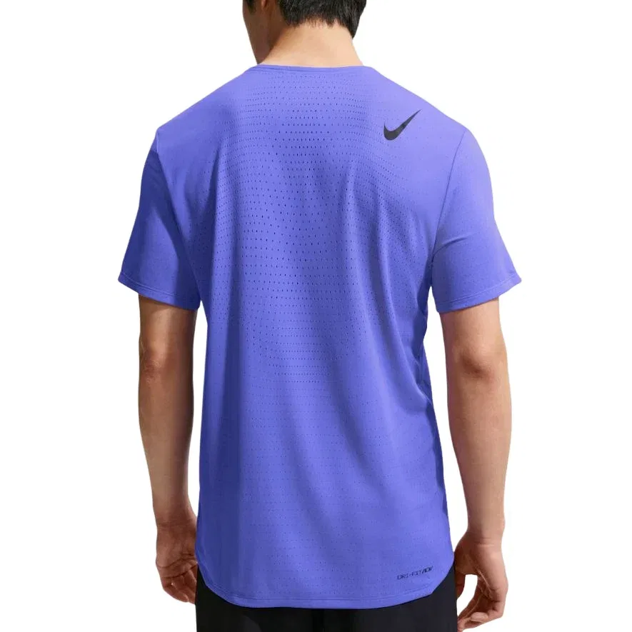 Мужская футболка для бега Nike Aeroswift Dri-FIT ADV Sapphire Black, фиолетовый — фото 2