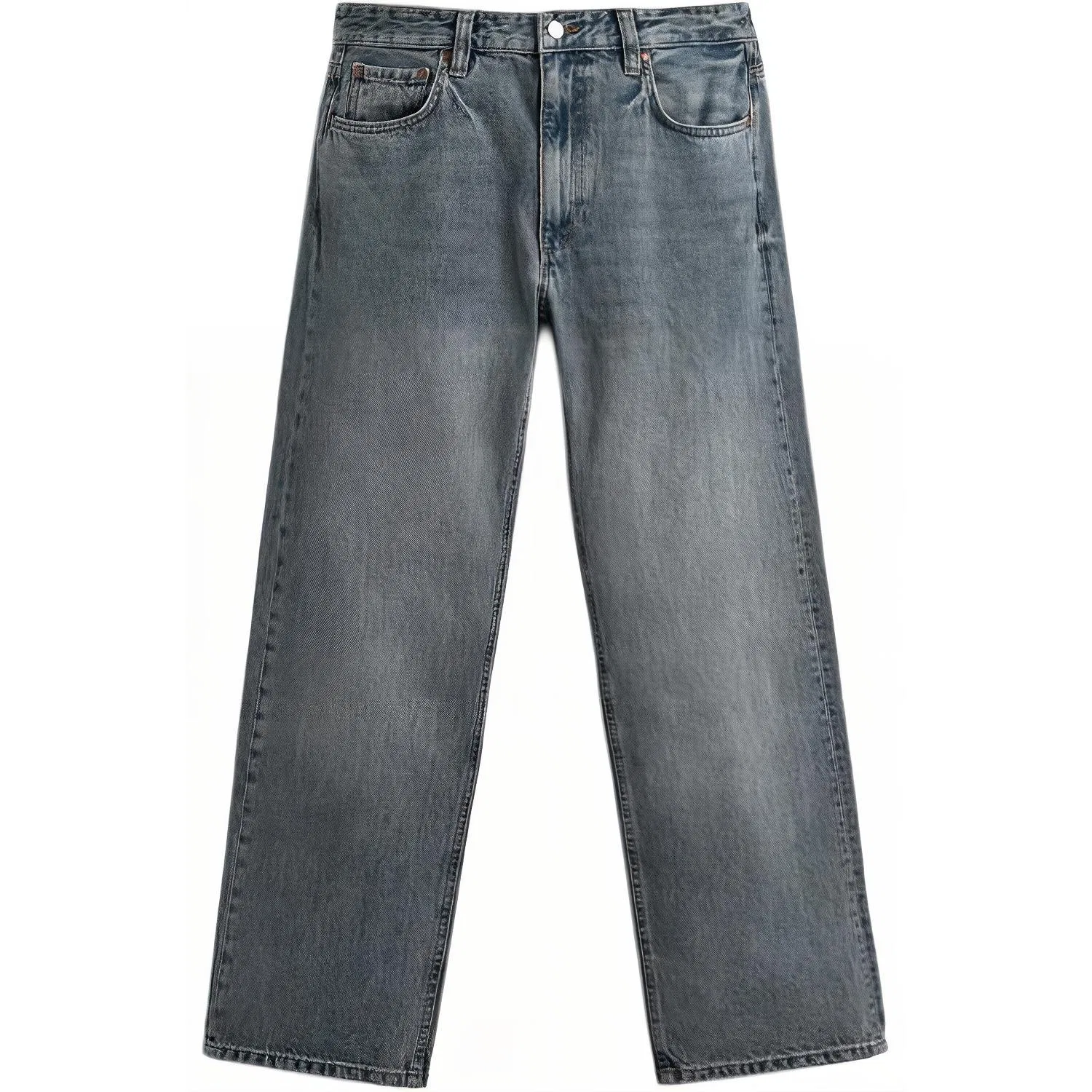 Детское джинсовое пальто с воротником-лацканом Light Blue ZARA, Light Blue