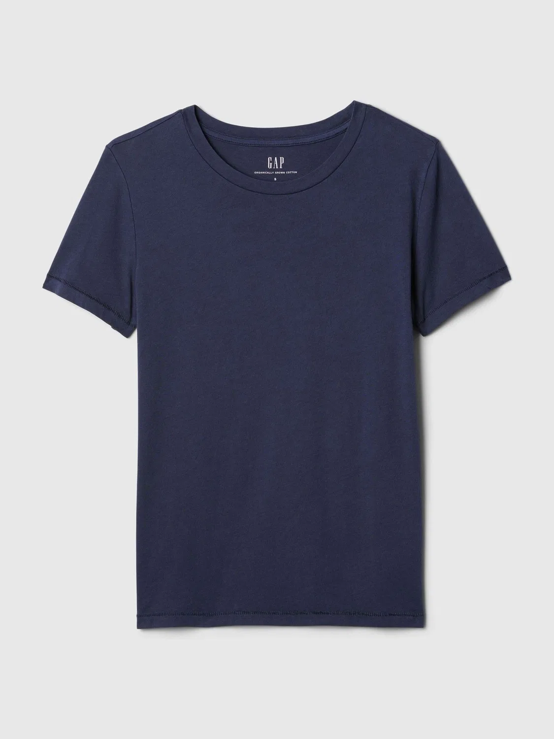 Футболка с круглым вырезом Vintage Soft Gap, темно-синий — фото 4