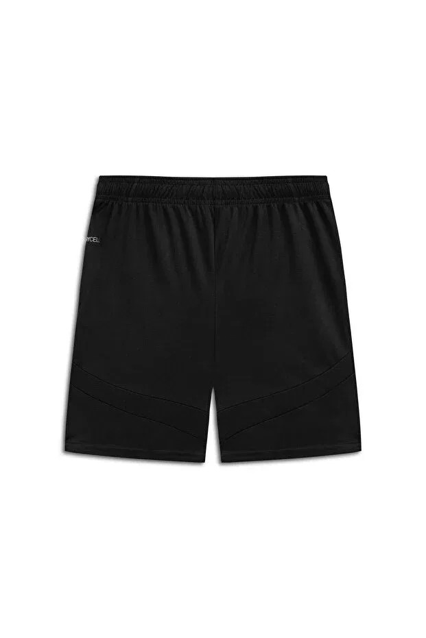 Детские шорты для девочек с карманами Galatasaray s.k. 24/25 youth custom jersey shorts Puma, Puma Black-Intense Orange-Red — фото 2