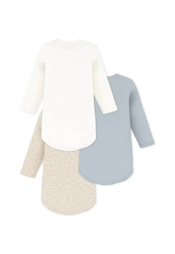 Комплект из 3 боди хлопок Bebe cote Petit Bateau multi-coloured, мультиколор — фото 2