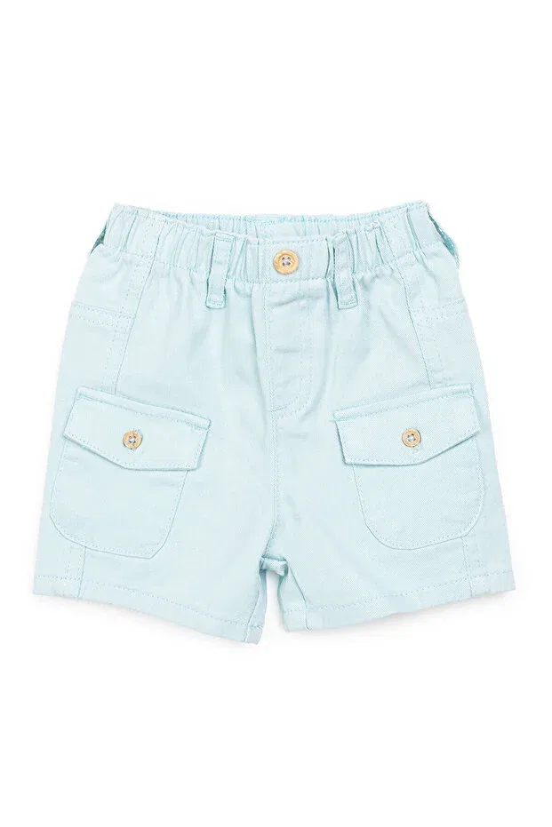 Детские шорты для мальчиков с принтом Hellobaby baby shark Ebebek Hello Baby, Light Blue