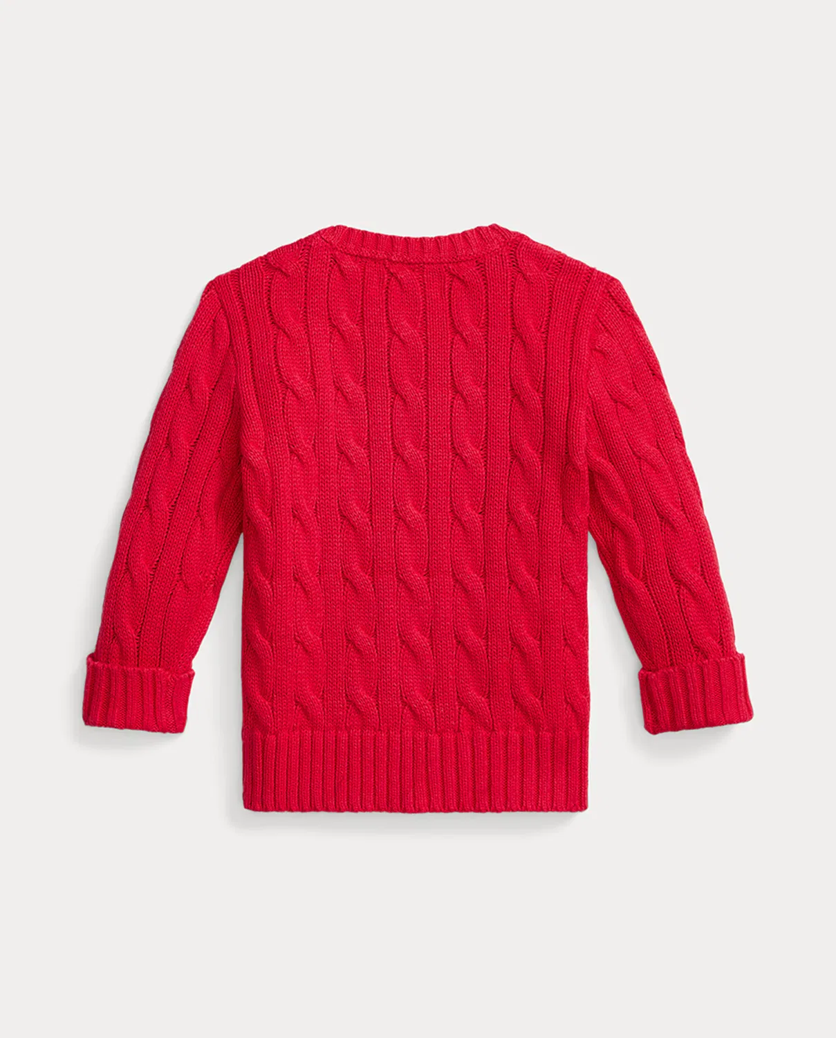 Детский джемпер из хлопка, Unisex Punto Ochos, Polo Ralph Lauren, красный — фото 2