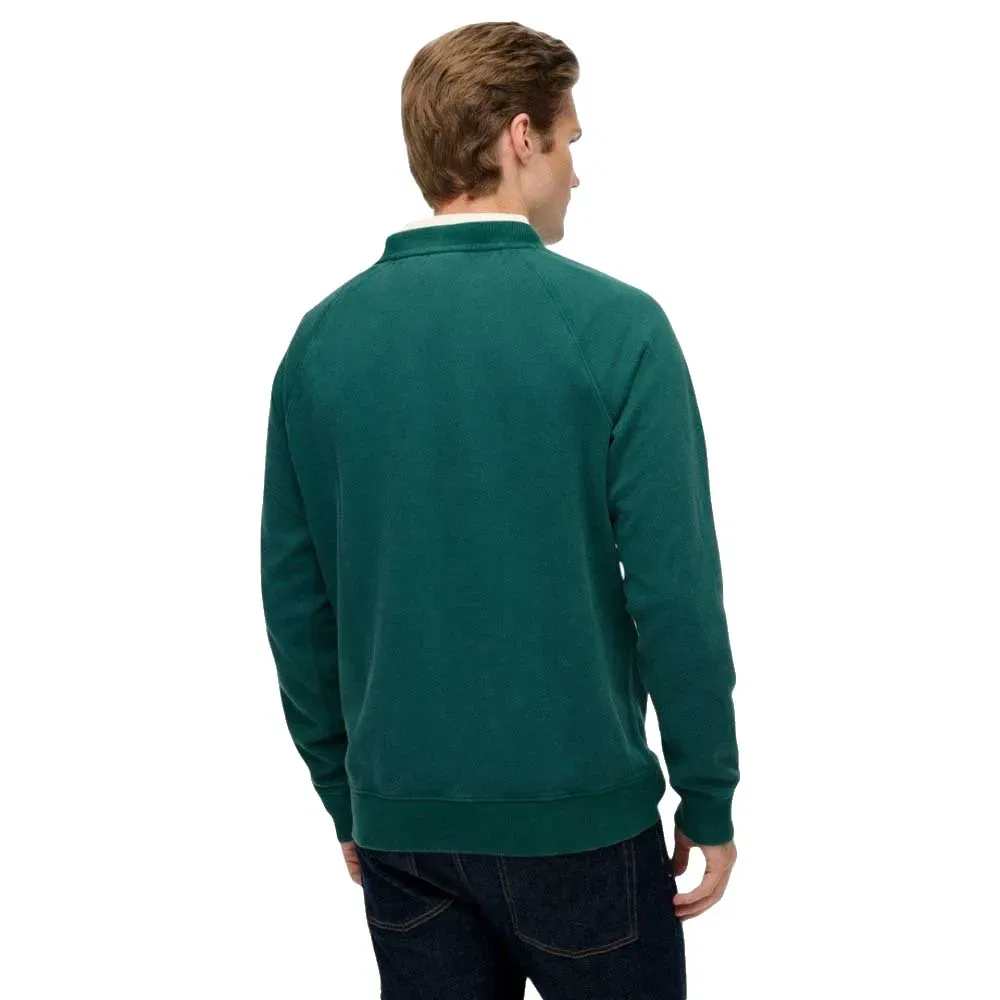 Свитшот Essential Logo Superdry, зеленый — фото 2
