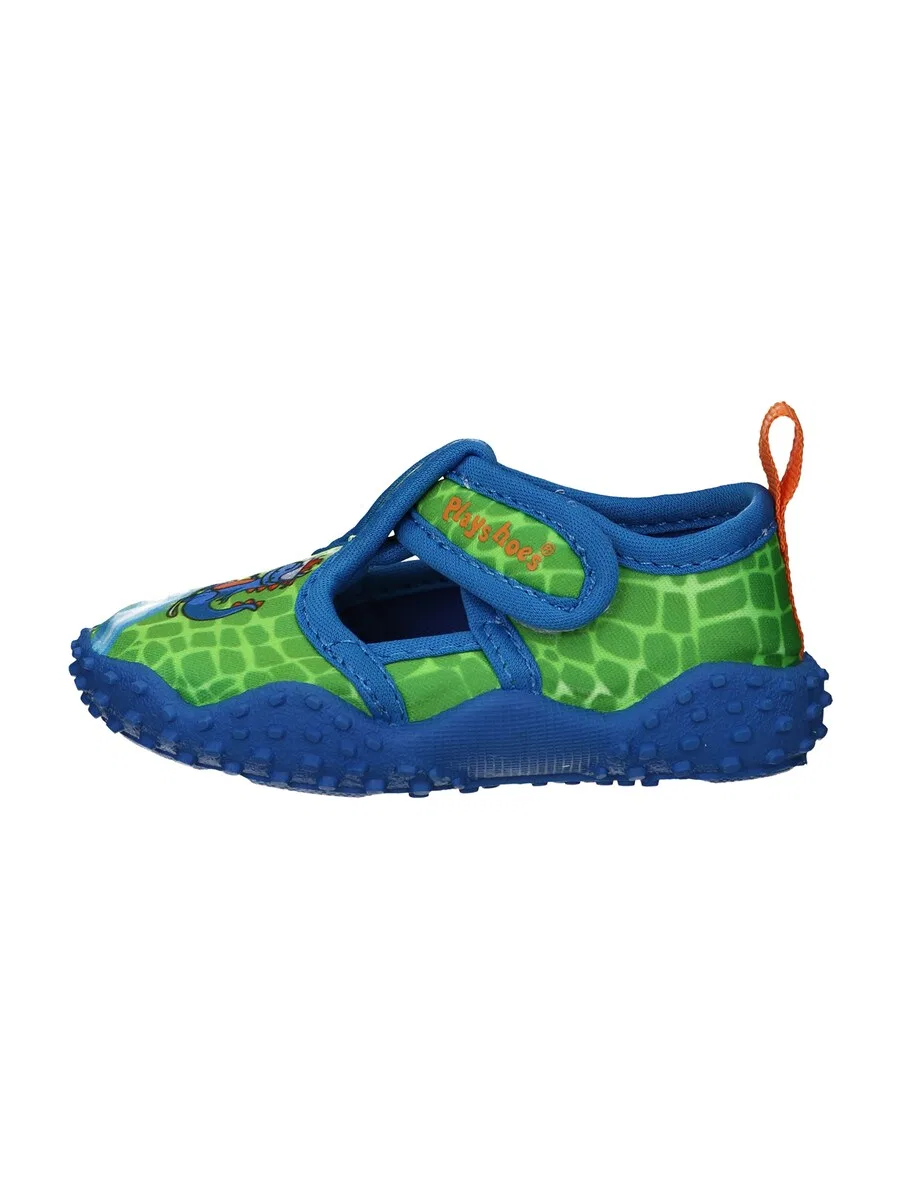 Сандалии PLAYSHOES «Дино» зеленого и мятного цвета — фото 2