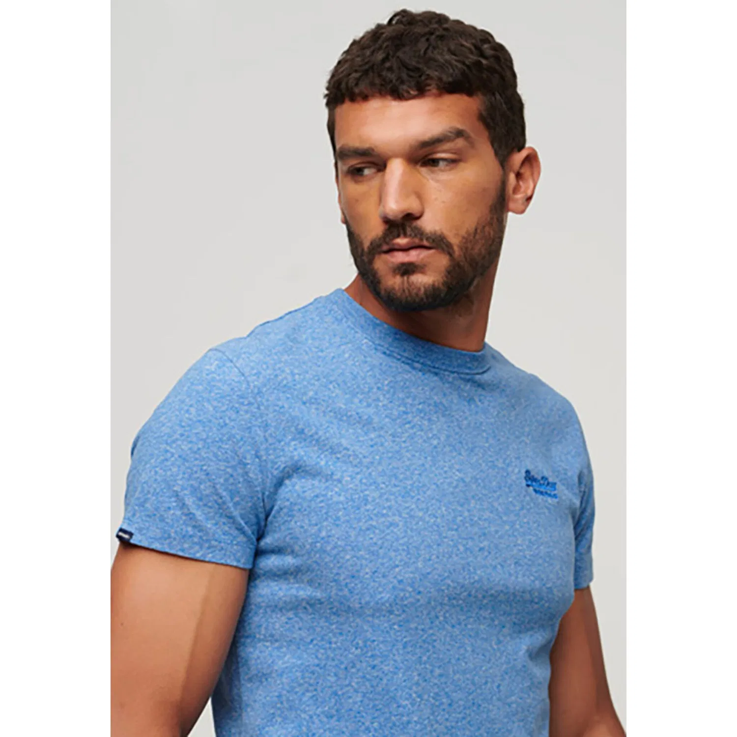 Мужская футболка с логотипом Superdry, Fresh Blue — фото 2