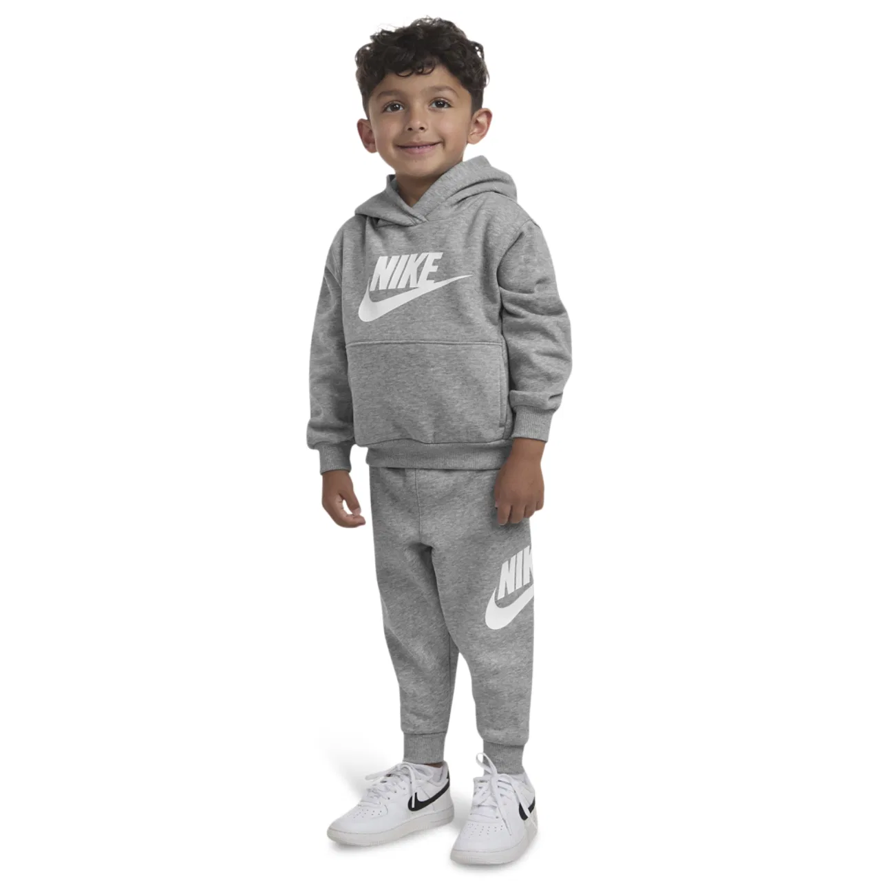 Детский комплект для мальчиков Club Fleece Nike, белый/серый — фото 4