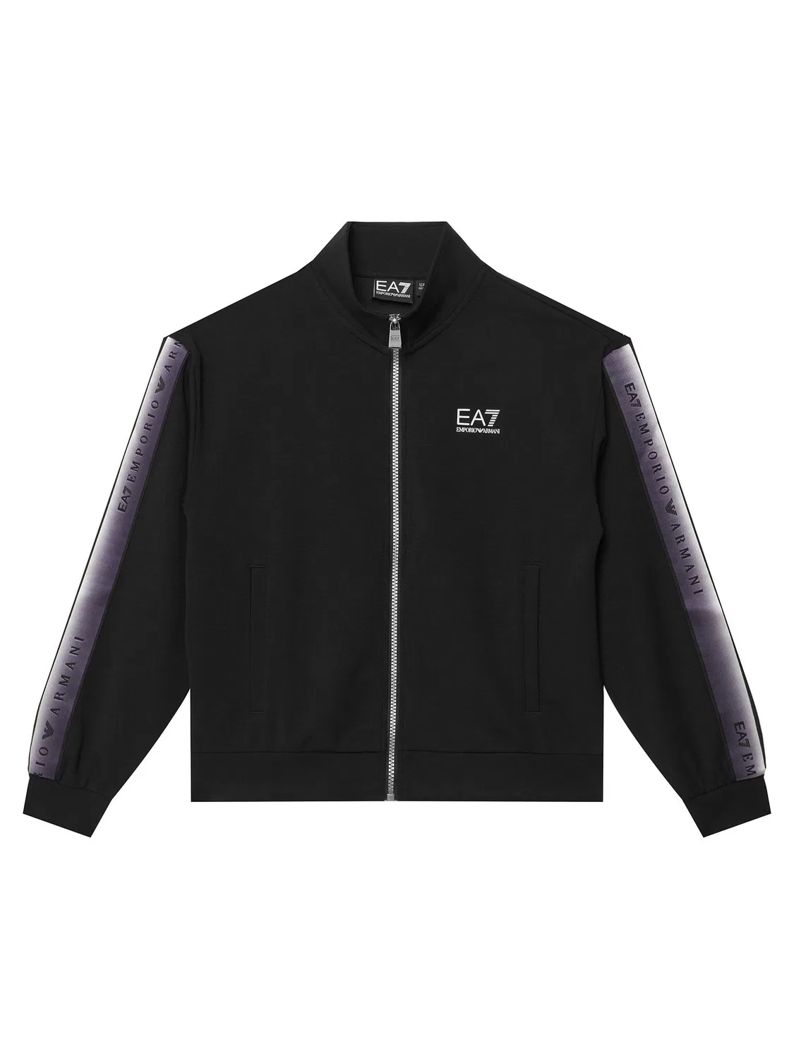Толстовка стандартного кроя для девочки Ea7 Emporio Armani, черный