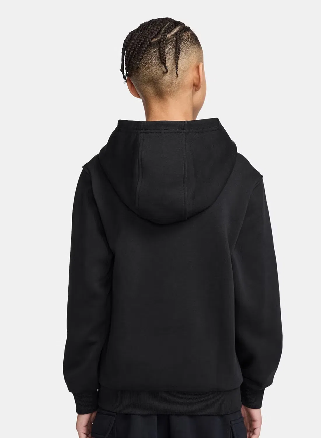 Худи детское с длинным рукавом Nike, черный — фото 2