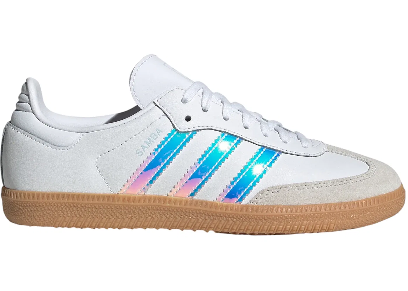 Детские кроссовки Lifestyle с принтом Adidas Samba OG, Cloud White/White/Gum