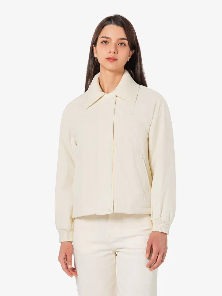 Пуховик LACOSTE White, BF423E-56G 70V, нейлон и шерсть — фото 4