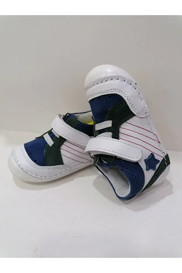 Детские туфли для девочек с ортопедической подошвой Özgür Kids, White Lacy — фото 3